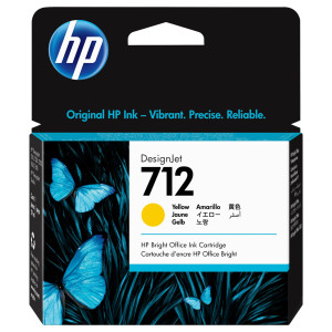 CARTUCCIA INCHIOSTRO GIALLO HP DESIGNJET 712 29-ML COD. 3ED69A