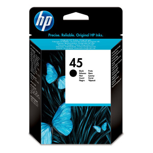 CARTUCCIA A GETTO D'INCHIOSTRO HP N.45 NERO 42ML COD. 51645AE