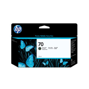 CARTUCCIA D'INCHIOSTRO HP 70 NERO OPACO CON INCHIOSTRO HP VIVERA COD. C9448A