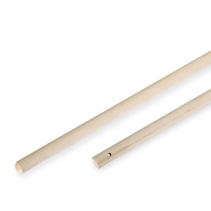 MANICO LEGNO 140CM CON FORO IN FACTORY COD. 0037A