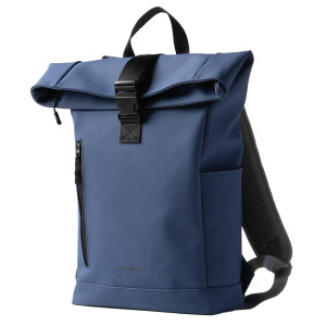 ZAINO ROLL-TOP DROP GOMMA ANTIPIOGGIA DIM. 30X42X14CM BLU INTEMPO COD. 9239DR32
