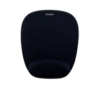TAPPETINO PER MOUSE IN SCHIUMA E POGGIAPOLSI INTEGRATO NERO-KENSINGTON COD. 62384