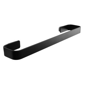 PORTASALVIETTE IN ACCIAIO INOX VERNICIATO NERO LAMINART COD. RIG001-35/N