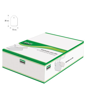 SCATOLA 1000 ETICHETTE CON FILO A387 (13X20MM) COD. A387