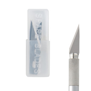TUBETTO 5 LAME RICAMBIO PER CUTTER HOBBY KNIFE ART.B-56 COD. B-56