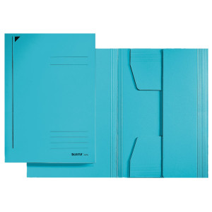 CARTELLINA 3 LEMBI AZZURRO 24,3X34CM LEITZ COD. 39220235 CONFEZIONE DA 25