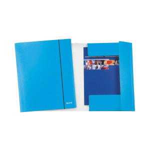 CARTELLINA C/ELASTICO WOW BLU METAL 25X35CM COD. 39830036 CONFEZIONE DA 5
