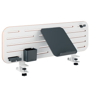 PANNELLO FORATO GRANDE PER SCRIVANIE COMPATTE SIT-STAND 80X25X0,8CM C/SUPPORTO P COD. 65490000
