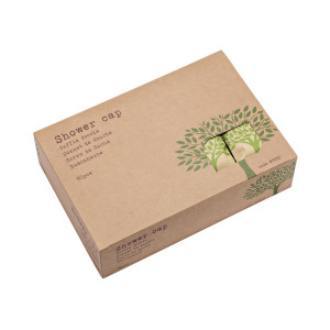 CONFEZIONE DA 50 CUFFIE DOCCIA IMBUSTATE LINEA CORTESIA NATURA COD. W3332