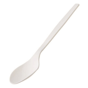50 CUCCHIAIO IN CPLA 16 CM BIANCO LEONE COD. Q2042.S
