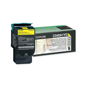 TONER RETURN PROGRAM GIALLO C540 C543 C544 X543 CAPACITA' STANDARD COD. C540A1YG