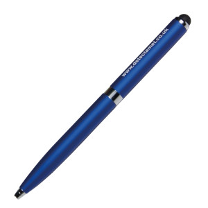 PENNA DETECTABILE RETRATTILE 2 IN 1 PER IPHONE IPAD E TABLET COLORE BLU COD. 5307 CONFEZIONE DA 10