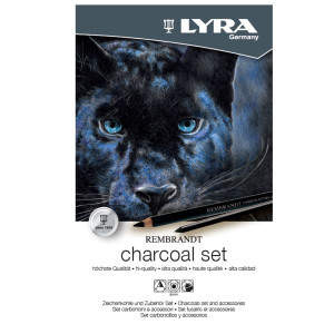 ASTUCCIO METALLO ASSORTIMENTO REMBRANT CHARCOAL SET LYRA COD. L2051112