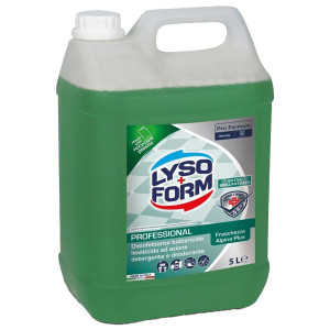 DETERGENTE PAVIMENTI DISINFETTANTE LYSOFORM PLUS 5L FRESCHEZZA ALPINA COD. 9300969