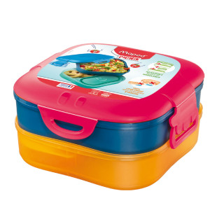LUNCH BOX 3 IN 1 ROSA CORALLO PICNIK CONCEPT MAPED COD. 870701