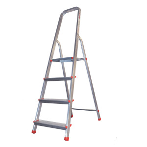SCALA ALLUMINIO DOMESTICA 4 GRADINI STELLA BASIC COD. 21024