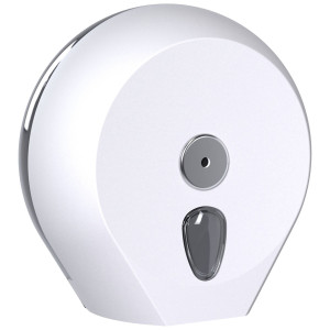 DISPENSER CARTA IGIENICA MIDI JUMBO D23CM BIANCO SOFT TOUCH COD. A75610BI