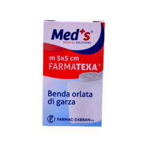SCATOLA 12 BENDE DI GARZA ORLATA 5CM X 5MT COD. BEN244