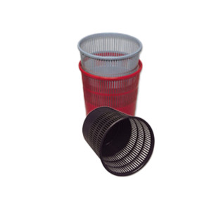 CESTINO GETTACARTE TRAFORATO 15LT NERO PS9 COD. X851003