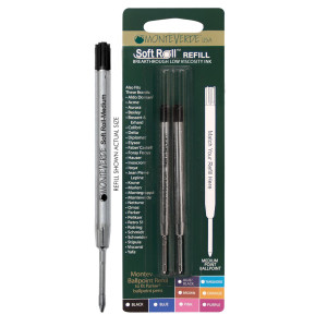 BLISTER 2 REFILL PER SFERA PARKER Â® NERO PUNTA MEDIA COD. J221301