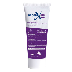 CREMA MANI PROTETTIVA PROTEXINS PLUS PER SOSTANZE ACQUOSE TUBO 100ML NETTUNO COD. 00052