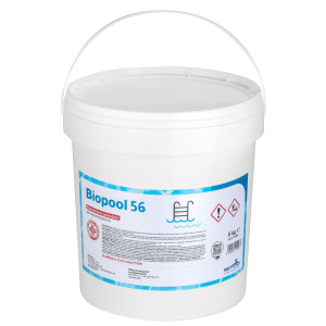 DISINFETTANTE GRANULARE PER ACQUE DI PISCINE BIOPOOL 56 IN SECCHIO DA 5KG COD. 01246