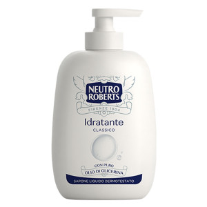 SAPONE LIQUIDO EXTRA IDRATANTE 200ML NEUTRO ROBERTS COD. 7003827 CONFEZIONE DA 12