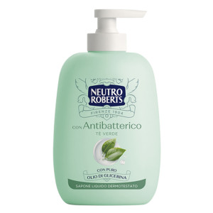 SAPONE LIQUIDO ANTIBATTERICO 200ML NEUTRO ROBERTS COD. R908762 CONFEZIONE DA 12