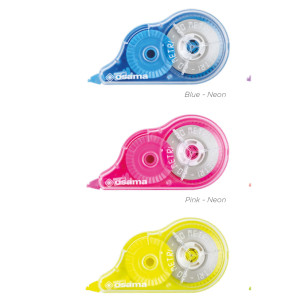 DISPLAY 36PZ CORRETTORE A NASTRO 20 METRI 5MMX20MT INVOLUCRO COLORI ASS. NEON OS COD. OW 84045054
