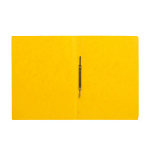 CARTELLINA GIALLA IN CARTONE CON PRESSINO FERMAFOGLI A4 PAGNA COD. P28001-05 CONFEZIONE DA 25