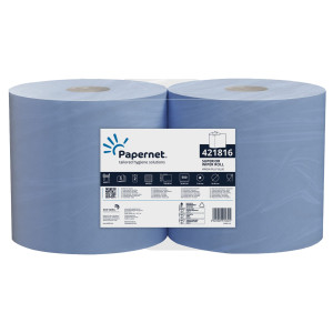 BOBINA INDUSTRIALE BLU MICROGOFFRATO 500 STRAPPI - 150MT COD. 421816 CONFEZIONE DA 2