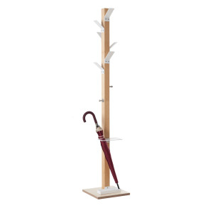 APPENDIABITI A 6 POSTI LEGNO/BIANCO EASYCLOTH COD. K700000
