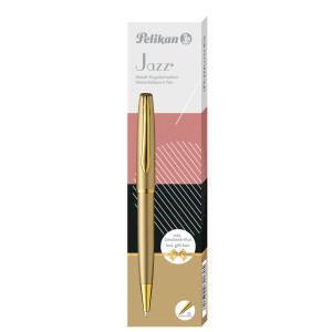 PENNA SFERA JAZZ NOBLE ELEGANCE GOLD PUNTA M PELIKAN COD. 400189876