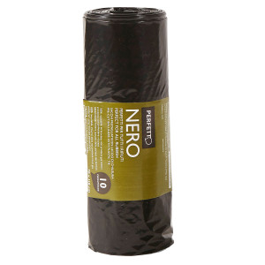 10 SACCHI RIFIUTI 70X110CM-116LT 20MIC NERO CLASSIC COD. 0360
