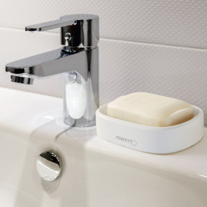 PORTASAPONE PRONTO BAGNO BIANCO PERFETTO COD. 12515