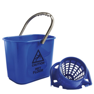 SECCHIO CON STRIZZATORE ESTERNO POLAR 15L BLU PERFETTOFACTORY COD. 26545