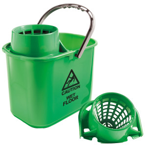 SECCHIO CON STRIZZATORE POLAR 15L VERDE PERFETTOFACTORY COD. 26548