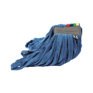 MOP RAPTOR A FRANGE TUBOLARI IN MICROFIBRA 350GR BLU PERFETTO COD. 26781