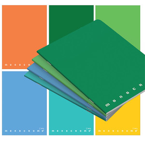 MAXIQUADERNO A4 40FG+2 80GR 5MM C/MARGINE MONOCROMO GREEN PIGNA COD. 02309780Q CONFEZIONE DA 10