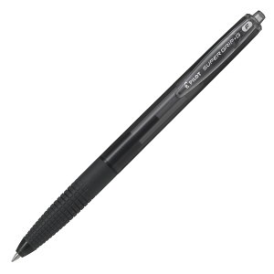 PENNA A SCATTO SUPERGRIP G PUNTA 0,7MM NERO PILOT COD. 001638 CONFEZIONE DA 12