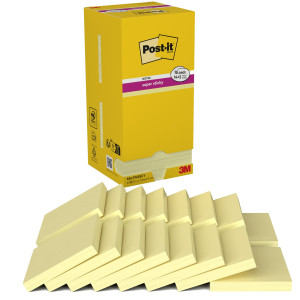VALUE PACK 14+2 BLOCCO 90FG POST-ITÂ® SUPER STICKY GIALLO CANARY 76X76MM COD. 7100235021