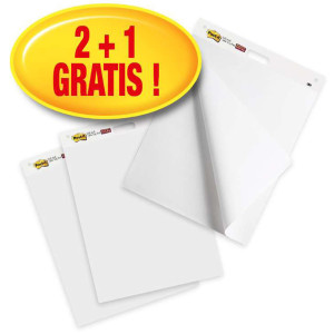 PROMO PACK 2 +1IN OMAGGIO LAVAGNA 559P POST-IT  MEETING CHART COD. 7000081684