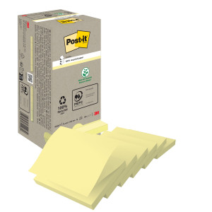 BLOCCO 100FOGLIETTI POST-ITÂ® Z-NOTES GREEN 76X76MM R330-1T GIALLO RICICL.100 COD. 7100172251 CONFEZIONE DA 16