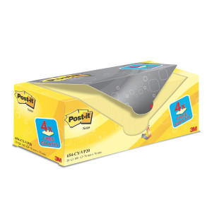 VALUE PACK 16+4 BLOCCO 100FG POST-ITÂ® GIALLO CANARY 76X76MM 72GR 654CY-VP20 COD. 7100199991