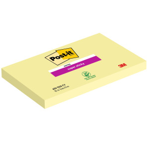 BLOCCO 90FOGLIETTI POST-ITÂ® SUPERSTICKY GIALLO CANARY 76X127MM 655-12SS-CY COD. 7100290175 CONFEZIONE DA 12