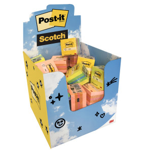 EXPO 25+5 MINI CUBI POST-ITÂ® 51X51MM 400FG/BLOCCHETTO COLORI ASSORTITI COD. 7100410373