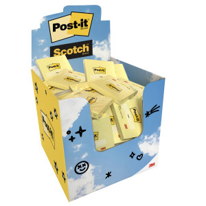 EXPO 54+6 POST-ITÂ® 76X76MM 100FG/BLOCCHETTO GIALLO CANARY COD. 7100410434