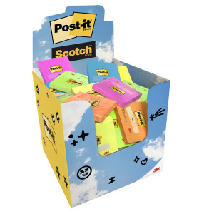EXPO 54+6PZ BLOCCHETTI POST-ITÂ® 76X76MM 100FG/BLOCCHETTO COLORI ASSORTITI COD. 7100410435