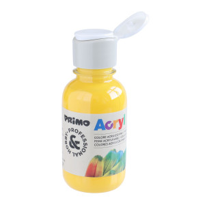 COLORE ACRILICO FINE ACRYL 125ML GIALLO PRIMARIO PRIMO COD. 402TA125201