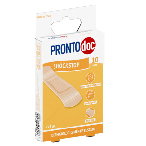 SCATOLA 10 CEROTTI SHOCKSTOP PRONTODOC COD. 4180